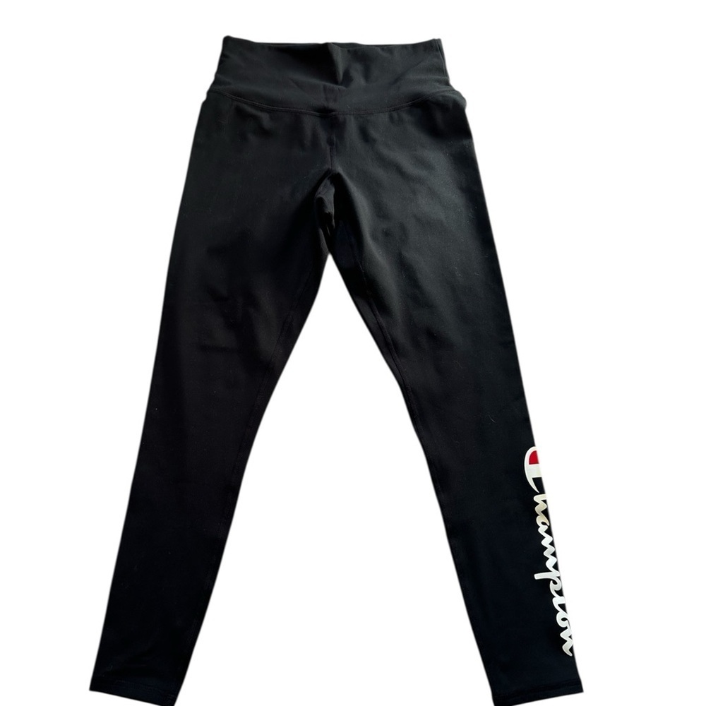 Champion women’s Black Leggings with Logo
